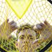 Outdoor sports football goal net yellow goal net football set piece precision shooting training equipment_voghion.com