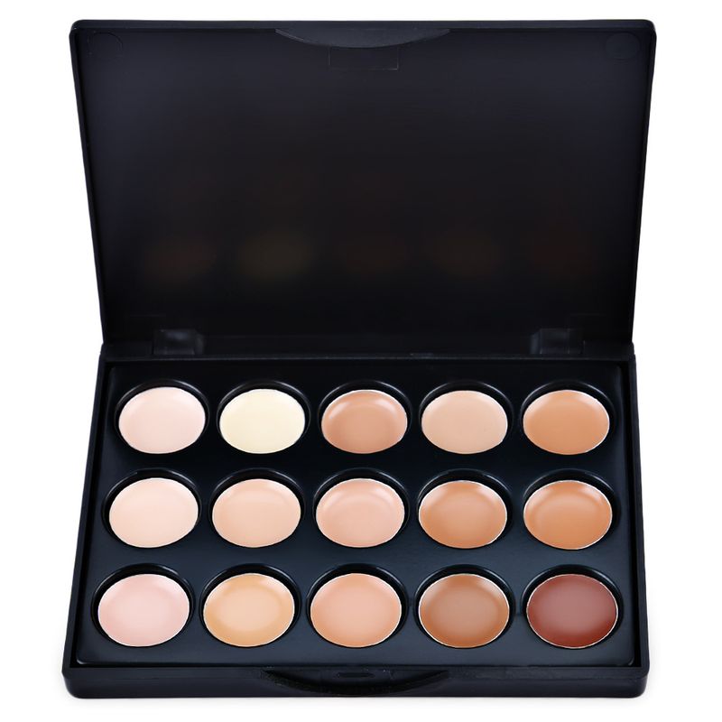 Fard à paupières Popfeel, 40 couleurs, série Bonbons aux couleurs chaudes, maquillage charbonneux, anti-cernes 15 couleurs, base mini_voghion.com