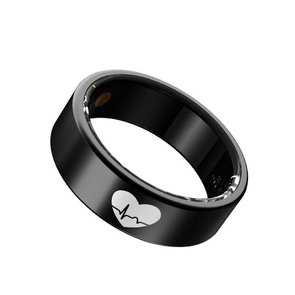 Pierścień inteligentny R30 EKG Elektrokardiogram, Temperatura ciała, Tętno, Tlen we krwi, Sen, Zdalna opieka, Monitorowanie stanu zdrowia Pierścień inteligentny_voghion.com