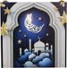Lampe LED décorative pour l'Aïd Ramadan Mubarak, luminaire décoratif pour l'Aïd, luminaire décoratif pour la maison, idéal pour un festival islamique_voghion.com