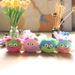 Adorable Plush Bigeyed Sausage Doll Keychain With Soft Pp Filling Cotton_voghion.com