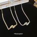 Cold Style Diamond Studded Snake Necklace For Women, Fashionable Niche Design, Collarbone Chain, Light Luxury High-end_voghion.com