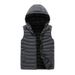 Gilet da uomo in cotone gilet taglie forti con cappello e pile_voghion.com