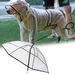 Guangying Pet Rain Tool Durable Steerable Stick Strong Wind Resistance Adjustable Length Outing Accessory TPU Rain Gear With Dog Leash Rope For Puppy_voghion.com