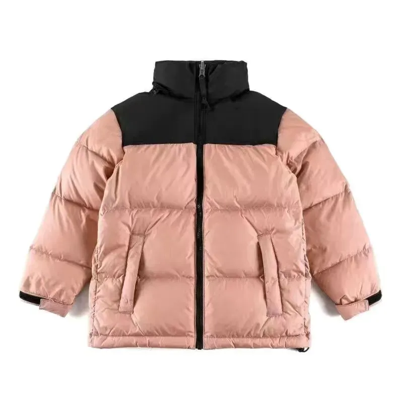 Boys Girls Down 2023 NEW Filled Puffer Jacket Hooded Parka Jackets Black Royal Blue Pink Yellow Body Warmer Retro 700_voghion.com
