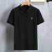 Herrenbekleidung Übergröße Sommer Kurzarm T-Shirt Herren Revers Business Poloshirt Lässiges dünnes T-Shirt Top Kleidung_voghion.com