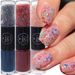 16 colori, smalto per unghie con paillettes glitterate su entrambi i lati, manico per nail art semipermanente, smalto per unghie in gel UV Soak Off LED_voghion.com