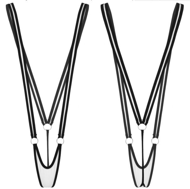 Intimates Mini Swimsuit Swimwear Lady Sexy Pamas Perspective One-Piece Three-Point Bikini Suit_voghion.com