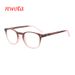 Reading Glasses Two Color Gradient Elastic Paint Frame Spring Legs Old Light Mirror Rivet Round Reading Glasses_voghion.com