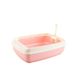 Semi-Enclosed Square Portable Outdoor Temporary Toilet Large Size Detachable Washable Cat Litter Box_voghion.com