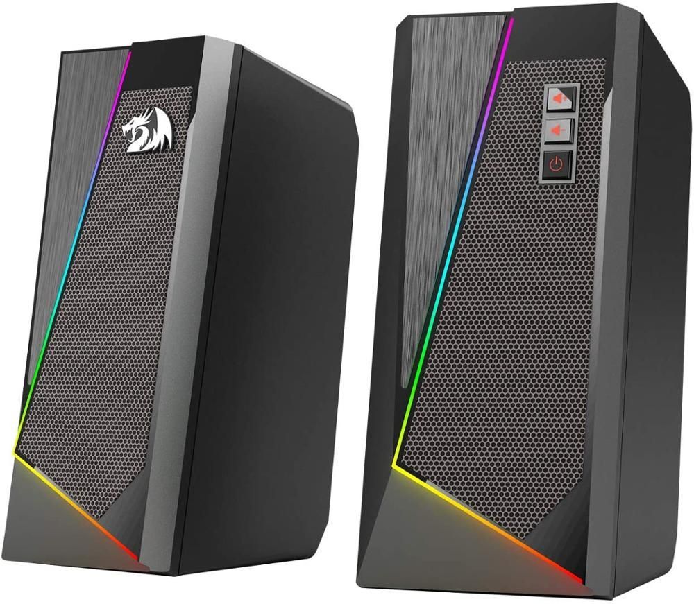 Anvil Desktop Speaker ; 2.0 Channel PC Computer Stereo Speaker Enhanced Bass ; USB Powered 3.5mm Cable_voghion.com