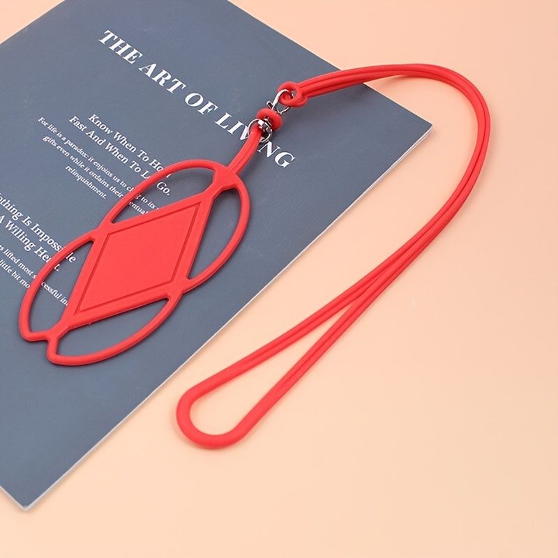 Silikon-Lanyard-Kartenhülle Handy-Schutzhülle Silikonhülle Lazy Elastic Outdoor Halter Chest Tag Handyseil_voghion.com