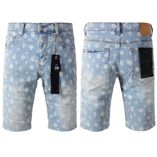 Versleten licht gewassen denim shorts - Casual streetwear jeans met hoge taille voor dames en heren (meerdere kleuren en maten beschikbaar)_voghion.com