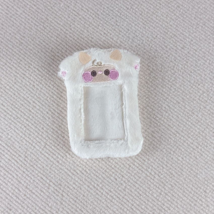 Women's Bags Cute animal plush card holder series ins campus meal card idol small card photo display pendant three inches_voghion.com