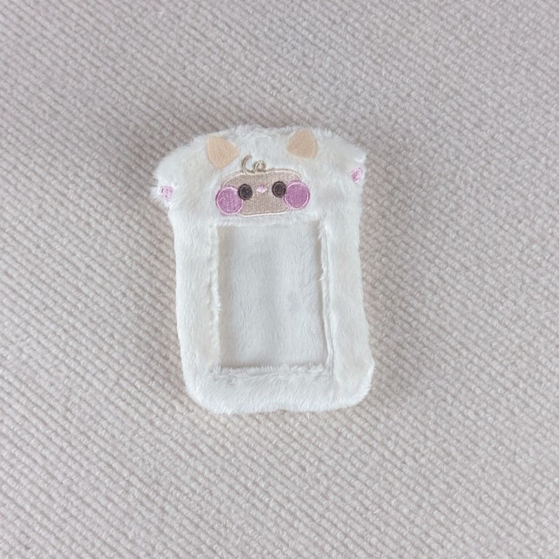 Damentaschen Niedliche Tierplüsch-Kartenhalter-Serie Ins Campus-Mahlzeit-Karte Idol Kleine Karte Foto-Display-Anhänger Drei Zoll_voghion.com