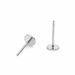 S925 Sterling Silver Earrings Posts Ear Stud Flat Pin With Backs DIY Findings_voghion.com