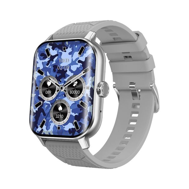 Smartwatch With 2.02" Curved Display – Bluetooth Calling, NFC, Blood Pressure/Oxygen Monitor, 14-Day Battery, IOS/Android Compatible_voghion.com