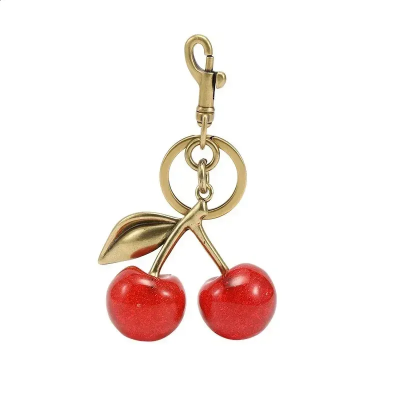 Exquisite Cherry Charm Pendant Decoration for Handbag Shoulder Bag High-Grade Keychain Bags Accessory 240729_voghion.com