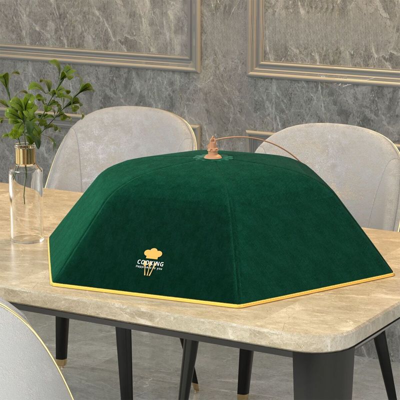 Autumn Winter Insulated Household Meal Table Cover Large Capacity Foldable Leftover Food Grade Dustproof Magic Tool_voghion.com