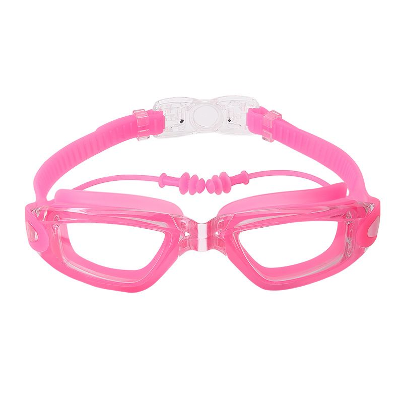 Högupplösta, imfria simglasögon med stora bågar, vattentäta simutrustning för män och kvinnor_voghion.com