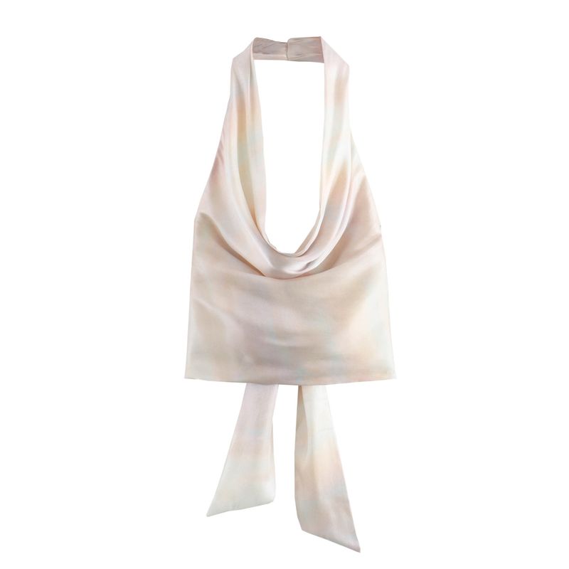 Women's Clothing Design Fashionable All Match Halter Neck Top_voghion.com