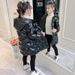 Kid's Clothing Girls cotton coat 2024 new winter thickened stylish small cotton coat children's bright leather wash free down cotton coat_voghion.com