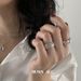 Anello coreano Dongdaemun, design femminile di nicchia, personalità semplice, regolabile, aperto, tendenza_voghion.com