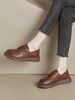 Lace Up Casual Spring British Style Loafers_voghion.com