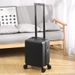 16 Inch Carry-On Luggage With USB Port & TSA Lock, Lightweight ABS+PC Mini Suitcase For Air Travel, Animal Print Design, Spinner Wheels_voghion.com