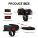 Motorcycle Charger Voltage Temperature Digital Display Dual USB Mobilephone Charging Adapter for Motorbike Handlebar Accessories_voghion.com