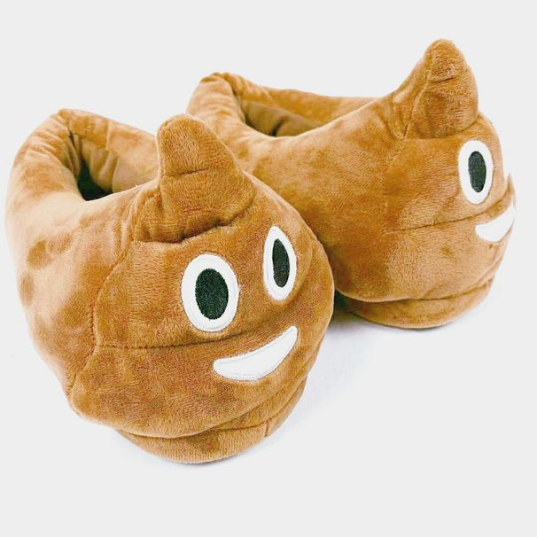 Pantofole calde da interno autunnali e invernali, feci per adulti super morbide, pantofole in cotone di peluche per la casa dei cartoni animati_voghion.com