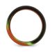 Silicone Green And Brown Camouflage 8.7mm Domed Band Size 9_voghion.com