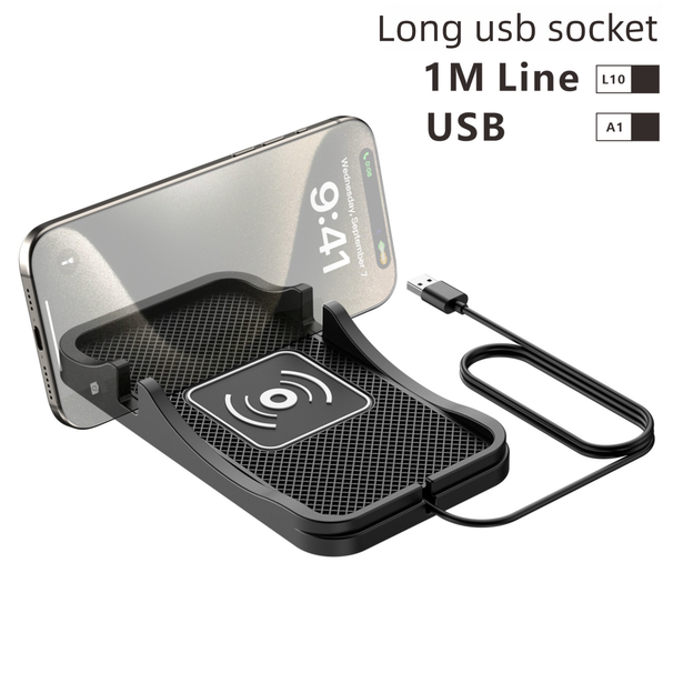 D7 Charger Dual-Use For Home And Car Navigation Model Anti-Slip Mat Modified With Wireless Charging_voghion.com