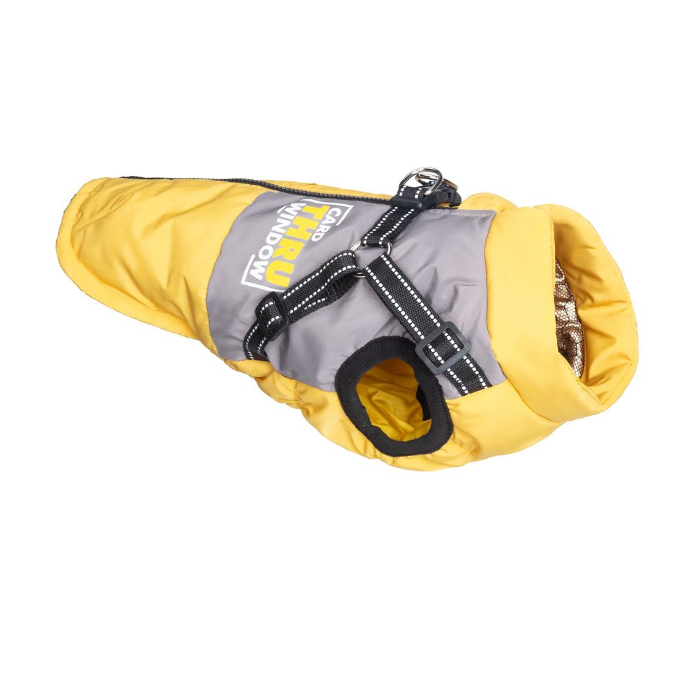 Nuovo Pet Warm Large Comodo Impermeabile Giacca in Cotone con Blocco della Temperatura Vestiti per Cani di Piccola Taglia Guinzaglio Antivento_voghion.com