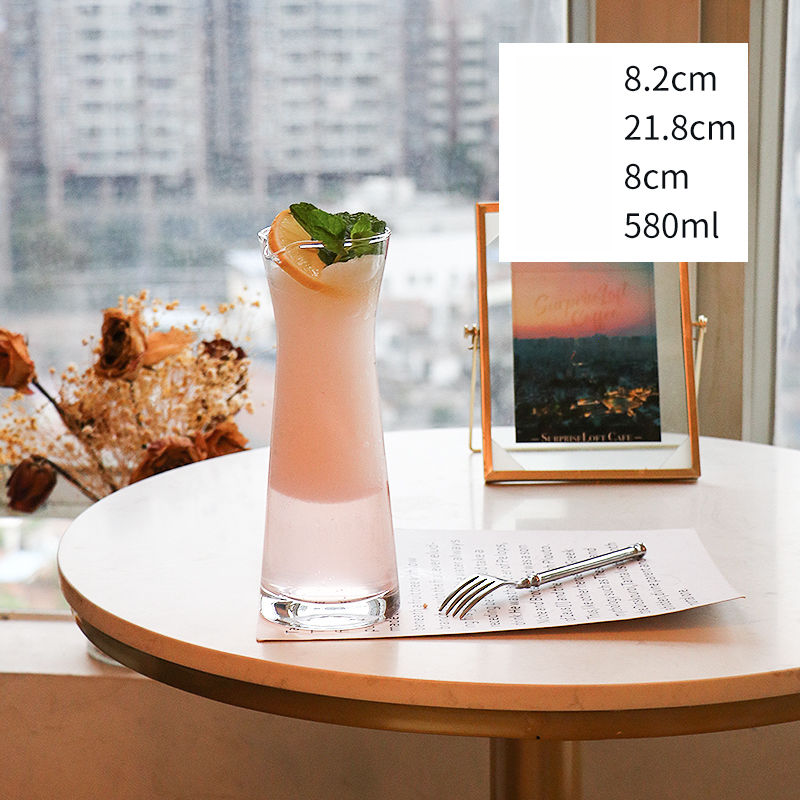 INS Set di bicchieri per la conservazione dell'acqua in vetro senza piombo per uso domestico, grande capacità, brocca per tè freddo, divisore, decanter per vino_voghion.com