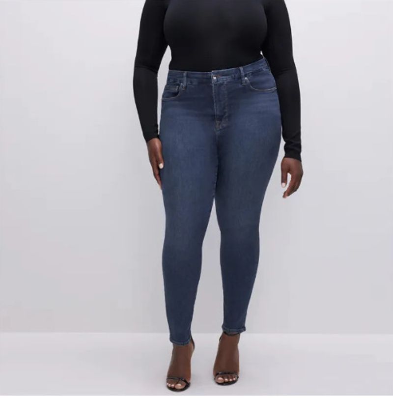 Blugi skinny elastici de dimensiuni mari pentru femei, rupți, cu nouă puncte, de dimensiuni mari, pentru ridicarea burții și șoldurilor_voghion.com