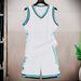 Ensemble de sport de basket-ball en soie glacée pour homme, maillot ample d'été grande taille, débardeur, short, tenue de sport parent-enfant_voghion.com