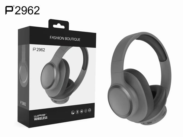Cuffie wireless over-ear P2962 – Bluetooth 5.3, design pieghevole, microfono integrato e supporto per scheda TF (beige/rosa/verde/blu/grigio)_voghion.com