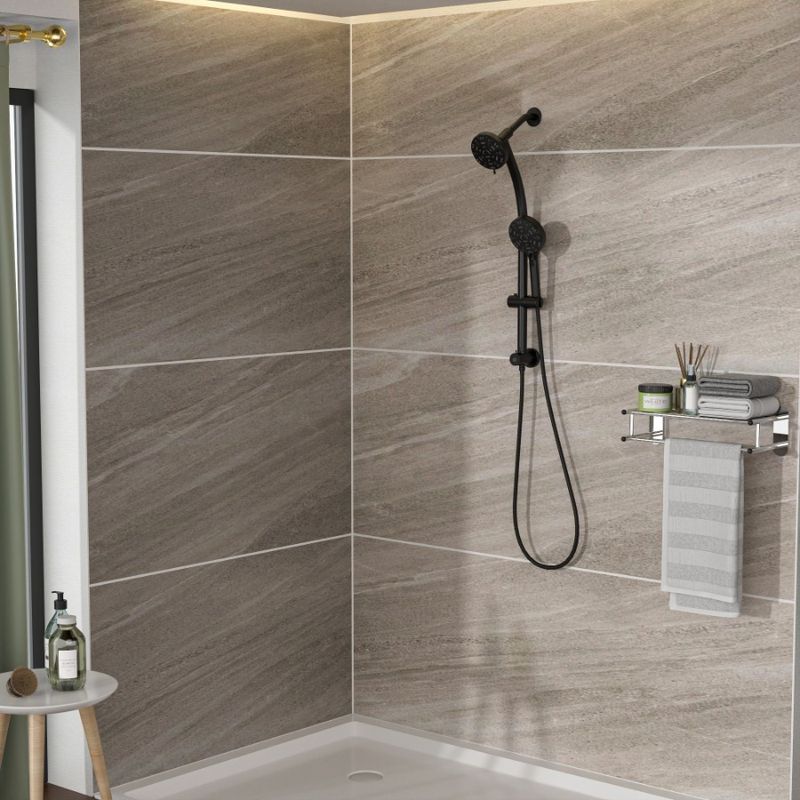 Multi System Adjustable Dual Shower With Shower; 8Function 4.7 Function Slide Rain Hand Shower; Bar Shower_voghion.com