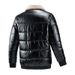 Herrenbekleidung Lederjacke Herren Plus Samt Verdickte Baumwolljacke Lammwolle Reversjacke Motorrad Lederjacke Herrenjacke Baumwolljacke_voghion.com