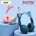 Nouveau casque Bluetooth P47M oreilles de chat vente chaude casque stéréo Bluetooth 5.0 pliable lumineux enfichable_voghion.com