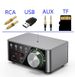50W Bluetooth 5.0 Power Amplifier Board TPA3116 Receiver Stereo Home Car Audio Amp USB U-disK TF Music Card Player_voghion.com