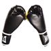 Gants de boxe WITOLD à motif flamme - Gants d'entraînement unisexes en PU pour Muay Thaï, sparring et fitness (noir, taille unique)_voghion.com