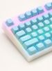 Teclas transparentes PBT Little Pudding, 61/64/68/75/82/84/87/104 teclas, personalizadas, OEM, con bola_voghion.com