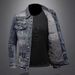 Suitable For All Seasons Style Denim For Men Spring And Autumn Turn-down Collar Jacket Biker Men's High Street Cool Top Trendy_voghion.com