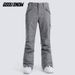 Dames skibroek Winddicht, waterdicht, warm, ademend snowboard slim sneeuwbroek_voghion.com
