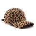Women's Corduroy Leopard Print Baseball For Autumn Winter, Outdoor Men's Warm And Cold-Proof Sunshade Cap_voghion.com