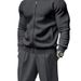 Lässiges, locker sitzendes Jacken- und Hosenset für Herren – atmungsaktives, bequemes, trendiges Outfit für Sport und Alltag (Schwarz, Grau, Armeegrün, Marineblau, Dunkelgrau)_voghion.com