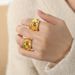 Nischendesign High-End-Ring Mode Vielseitig Titanstahl Vergoldet Persönlichkeit Temperament Offener Ring Schmuck Damen_voghion.com