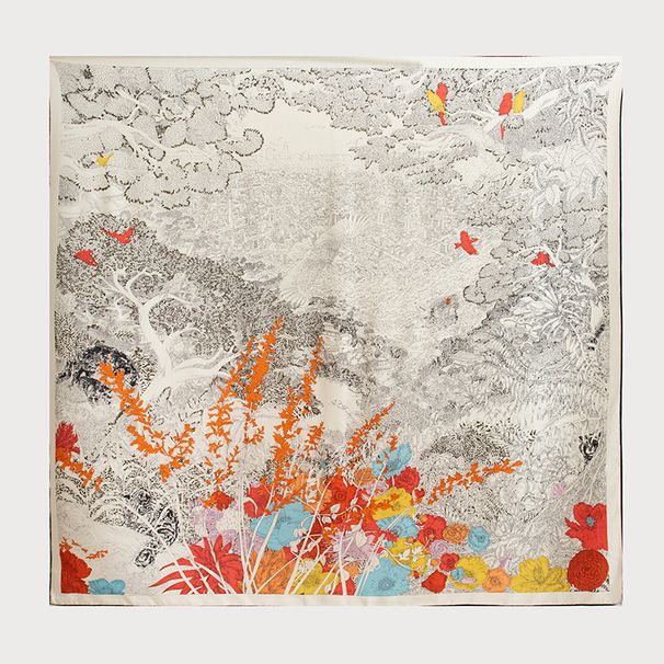 Mulberry silk, wool, silk scarv mothers elders, simple and versatile large square scarv, fashionable shawls for_voghion.com